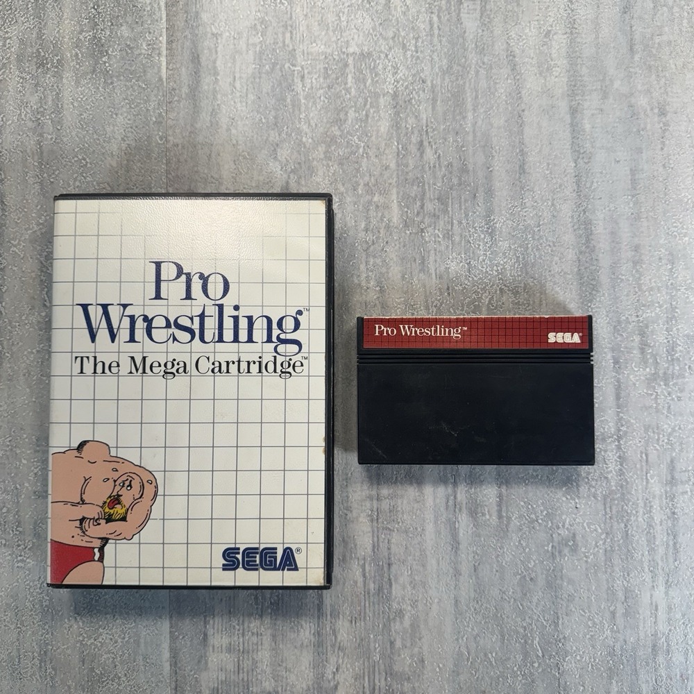 Pro Wrestling (Sega Master System, 1986) No Manual - Tested